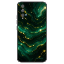 Fekete szilikon tok az alábbi mobiltelefonokra Huawei Nova 5T - Emerald