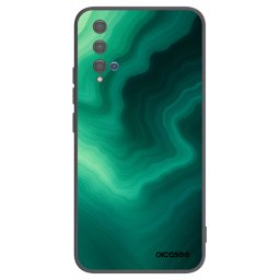 Fekete szilikon tok az alábbi mobiltelefonokra Huawei Nova 5T - Malachite