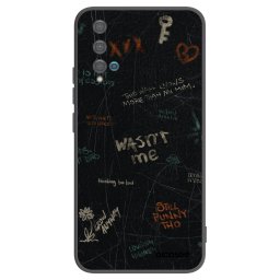 Fekete szilikon tok az alábbi mobiltelefonokra Huawei Nova 5T - CONFESSION