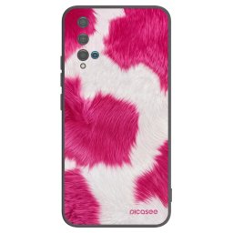 Fekete szilikon tok az alábbi mobiltelefonokra Huawei Nova 5T - Pink Moo