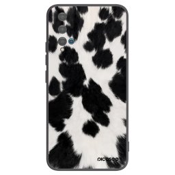 Fekete szilikon tok az alábbi mobiltelefonokra Huawei Nova 5T - Black Moo