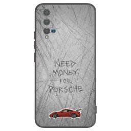 Fekete szilikon tok az alábbi mobiltelefonokra Huawei Nova 5T - Garage Scratch