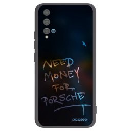 Fekete szilikon tok az alábbi mobiltelefonokra Huawei Nova 5T - Neon Nights