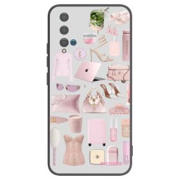 Fekete szilikon tok az alábbi mobiltelefonokra Huawei Nova 5T - Glam Babe