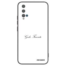Fekete szilikon tok az alábbi mobiltelefonokra Huawei Nova 5T - Gods Favorite