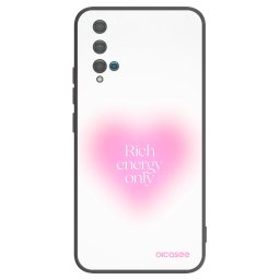 Fekete szilikon tok az alábbi mobiltelefonokra Huawei Nova 5T - Rich Energy