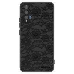 Fekete szilikon tok az alábbi mobiltelefonokra Huawei Nova 5T - Dark Elegance