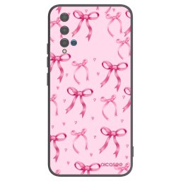 Fekete szilikon tok az alábbi mobiltelefonokra Huawei Nova 5T - Bow Aesthetic