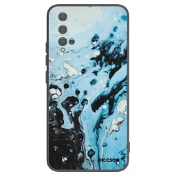 Fekete szilikon tok az alábbi mobiltelefonokra Huawei Nova 5T - Organic blue