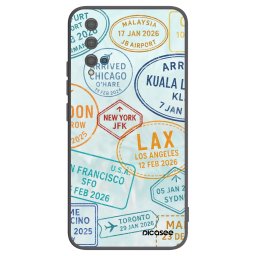 Fekete szilikon tok az alábbi mobiltelefonokra Huawei Nova 5T - PASSPORT EDITION