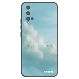 Fekete szilikon tok az alábbi mobiltelefonokra Huawei Nova 5T - CHASiNG LIGHT
