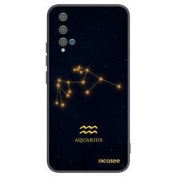 Fekete szilikon tok az alábbi mobiltelefonokra Huawei Nova 5T - AQUARIUS