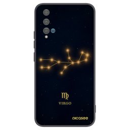 Fekete szilikon tok az alábbi mobiltelefonokra Huawei Nova 5T - VIRGO