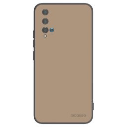 Fekete szilikon tok az alábbi mobiltelefonokra Huawei Nova 5T - Soft Sand