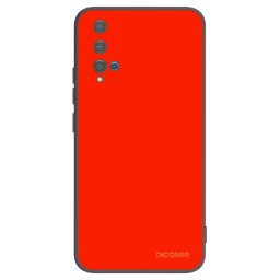 Fekete szilikon tok az alábbi mobiltelefonokra Huawei Nova 5T - Maranello Red
