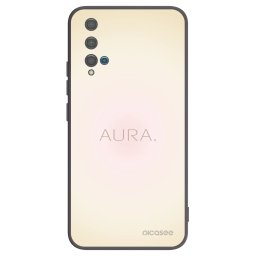 Fekete szilikon tok az alábbi mobiltelefonokra Huawei Nova 5T - Aura