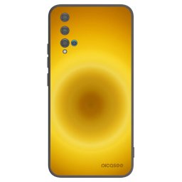 Fekete szilikon tok az alábbi mobiltelefonokra Huawei Nova 5T - Solar Pulse