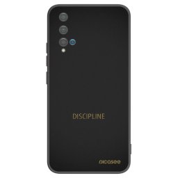 Fekete szilikon tok az alábbi mobiltelefonokra Huawei Nova 5T - Discipline