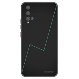 Fekete szilikon tok az alábbi mobiltelefonokra Huawei Nova 5T - Consistency