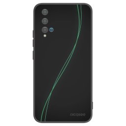 Fekete szilikon tok az alábbi mobiltelefonokra Huawei Nova 5T - Be Different