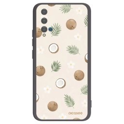 Fekete szilikon tok az alábbi mobiltelefonokra Huawei Nova 5T - Coconut Breeze