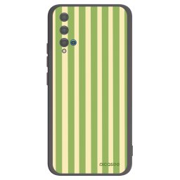 Fekete szilikon tok az alábbi mobiltelefonokra Huawei Nova 5T - Lines Matcha