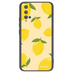 Fekete szilikon tok az alábbi mobiltelefonokra Huawei Nova 5T - Limoncella