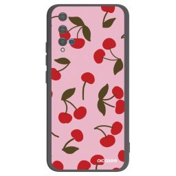 Fekete szilikon tok az alábbi mobiltelefonokra Huawei Nova 5T - Cherry