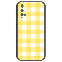 Fekete szilikon tok az alábbi mobiltelefonokra Huawei Nova 5T - Gride lemon