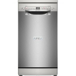BOSCH SPS2HKI55E Serie 2 Szabadonálló mosogatógép 45 cm, Ujjlenyomatmentes, szálcsiszolt