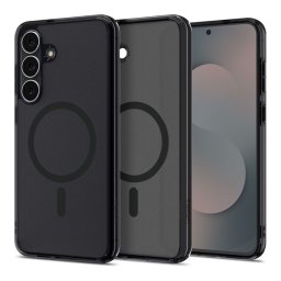 SPIGEN ULTRA HYBRID MAG műanyag telefonvédő (ütésállóság, légpárnás keret, MagSafe) FEKETE Samsung Galaxy S25 FE (SM-S731)