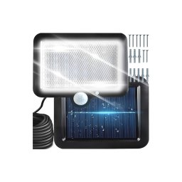 108 LED-es különálló napelemes reflektor mozgásérzékelővel,IP44