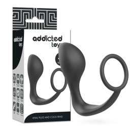 ADDICTED TOYS - anl dug fekete szilikon gyrvel