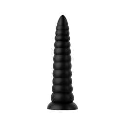 BUTTR Caterpiller - óriás anál plug (fekete) - 29 cm