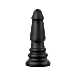 BUTTR Tactical II - óriás anál plug (fekete) - 26 cm