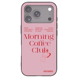 Fekete szilikon tok az alábbi mobiltelefonokra Apple iPhone 18 Pro - Morning