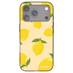Fekete szilikon tok az alábbi mobiltelefonokra Apple iPhone 18 Pro - Limoncella