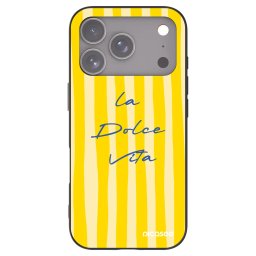 Fekete szilikon tok az alábbi mobiltelefonokra Apple iPhone 18 Pro - Ladolcevita