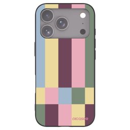 Fekete szilikon tok az alábbi mobiltelefonokra Apple iPhone 18 Pro - Lobby tiles