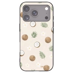 Fekete szilikon tok az alábbi mobiltelefonokra Apple iPhone 18 Pro - Coconut Breeze