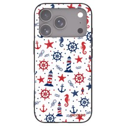 Fekete szilikon tok az alábbi mobiltelefonokra Apple iPhone 18 Pro - Sailor Vibes