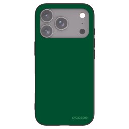 Fekete szilikon tok az alábbi mobiltelefonokra Apple iPhone 18 Pro - Green Gleam