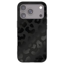 Fekete szilikon tok az alábbi mobiltelefonokra Apple iPhone 18 Pro - Midnight Leopard