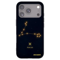 Fekete szilikon tok az alábbi mobiltelefonokra Apple iPhone 18 Pro - PISCES