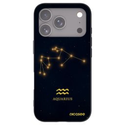 Fekete szilikon tok az alábbi mobiltelefonokra Apple iPhone 18 Pro - AQUARIUS