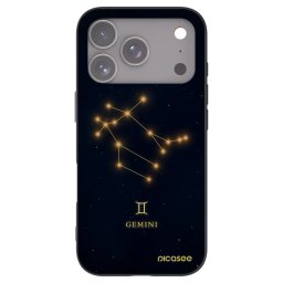 Fekete szilikon tok az alábbi mobiltelefonokra Apple iPhone 18 Pro - GEMINI