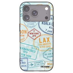 Fekete szilikon tok az alábbi mobiltelefonokra Apple iPhone 18 Pro - PASSPORT EDITION