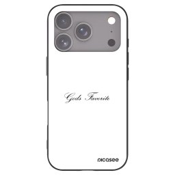 Fekete szilikon tok az alábbi mobiltelefonokra Apple iPhone 18 Pro - Gods Favorite