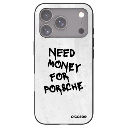 Fekete szilikon tok az alábbi mobiltelefonokra Apple iPhone 18 Pro - White Dollar