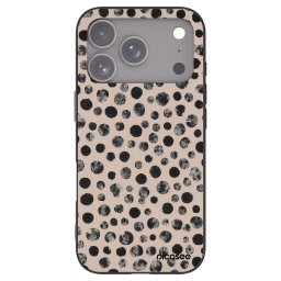 Fekete szilikon tok az alábbi mobiltelefonokra Apple iPhone 18 Pro - Dots